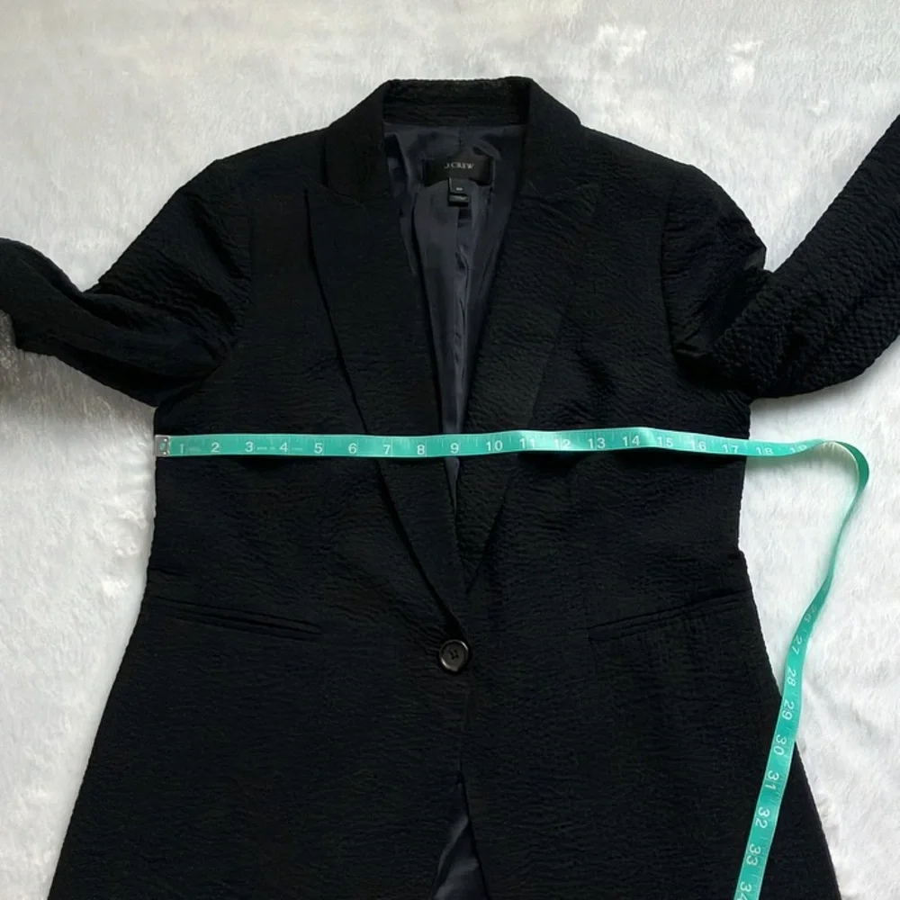Like New Black J. Crew Eniko Seersucker Blazer, size 6P